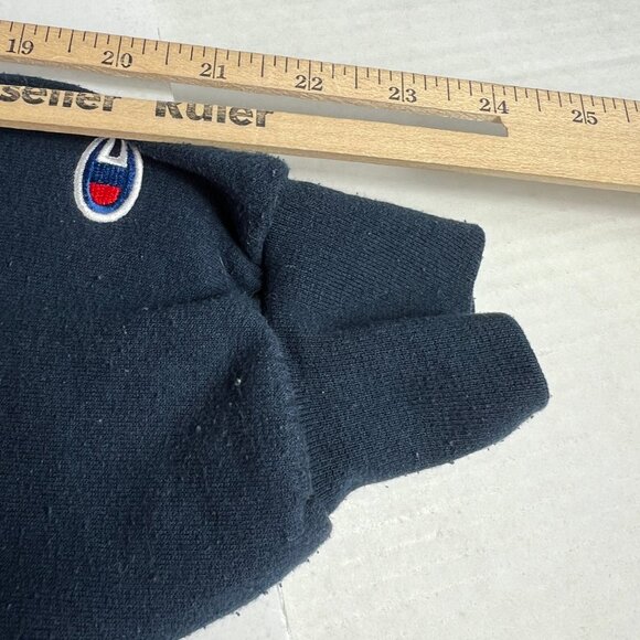 Champion Georgia Tech Yellow Jackets Sweatshirt Adult Medium Black Faded Hoodie - Picture 11 of 16